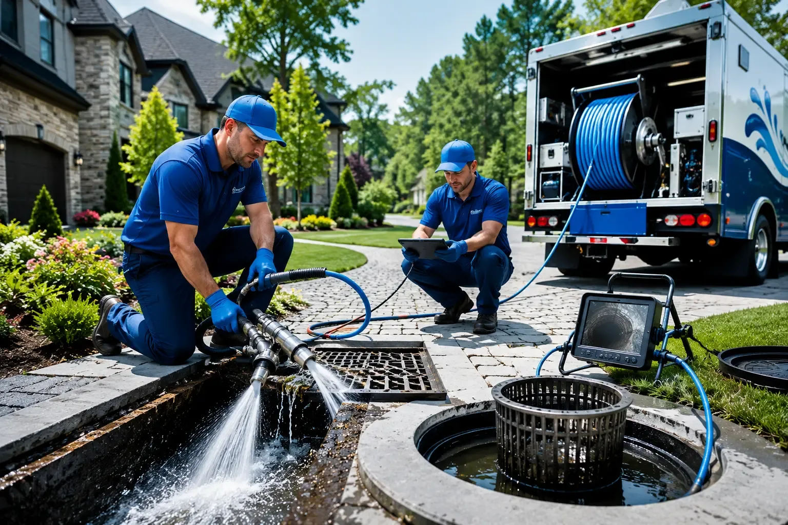 Local outdoor drain cleaning professionals in Blue Earth, MN