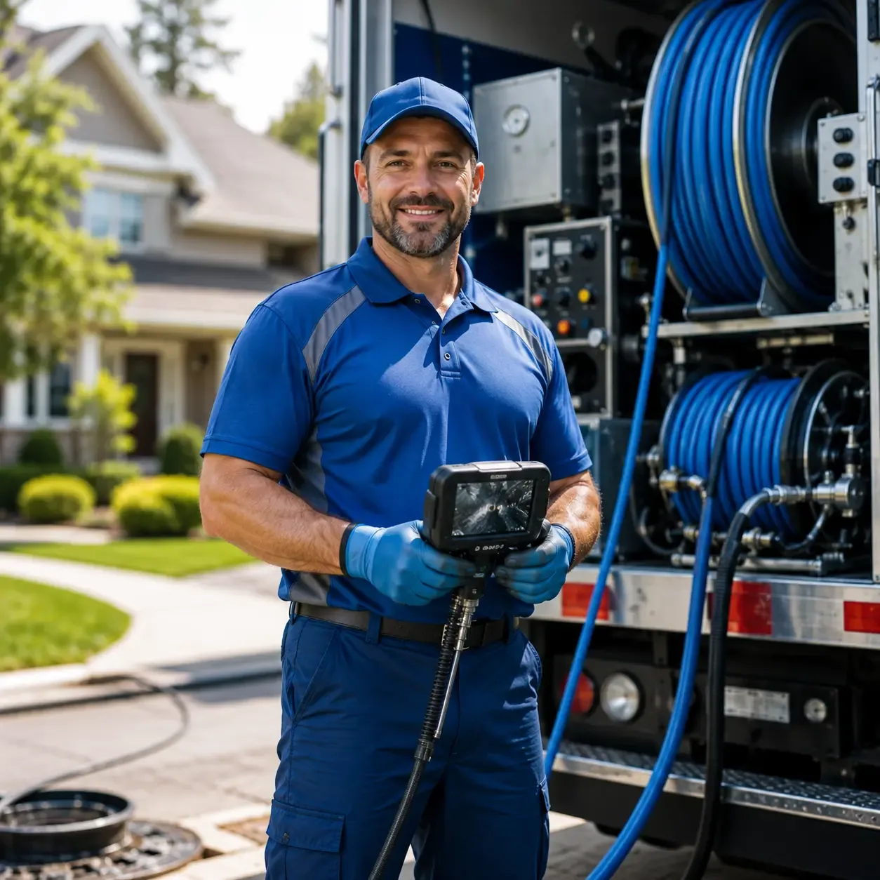 Local outdoor drain cleaning specialists in Blue Earth, MN